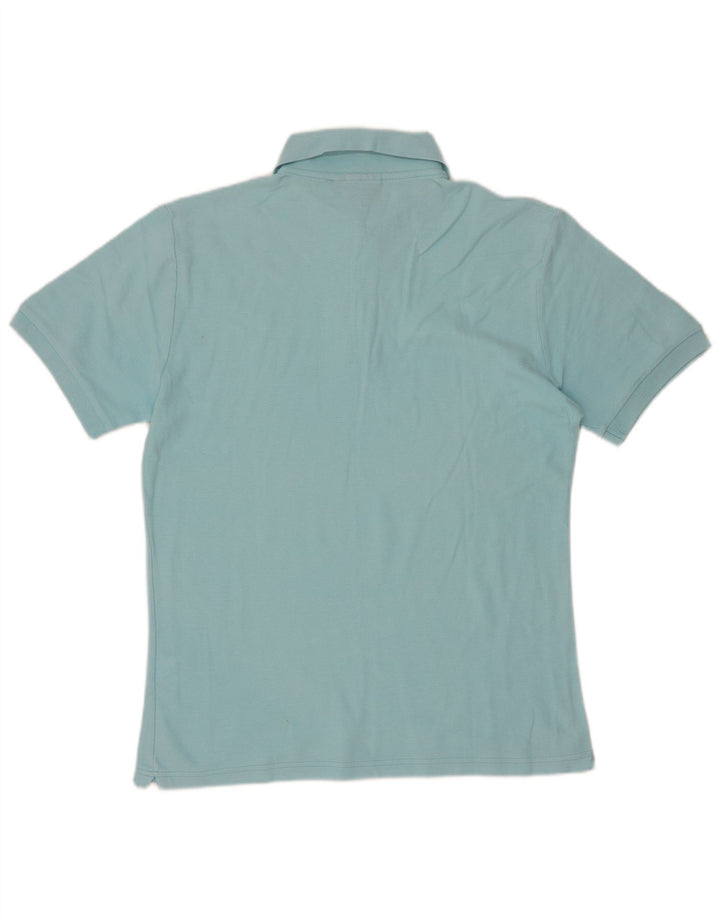 Camisa polo masculina Diadora algodão azul médio