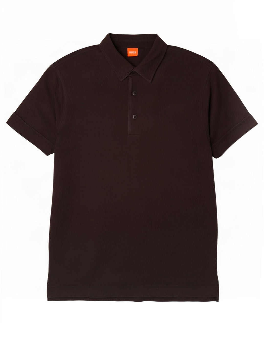 Camisa polo masculina Hugo Boss grande algodão preto