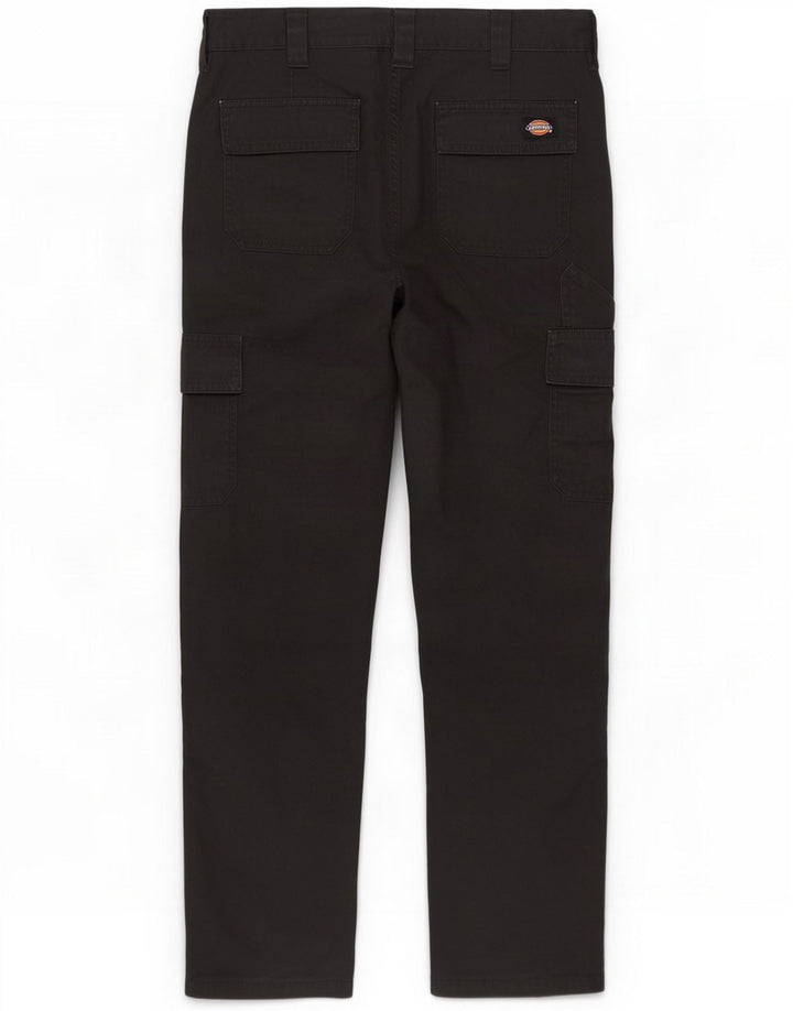 Calças cargo retas masculinas Dickies W32 L30 Poliéster preto