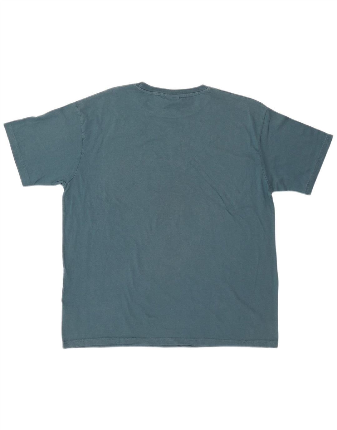 Camiseta gráfica masculina WEIRD FISH Top XL algodão azul