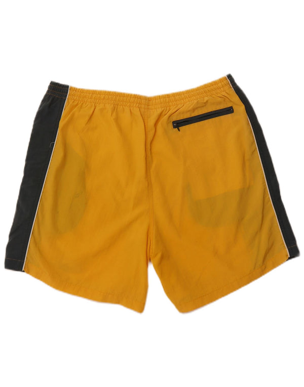 Shorts de natação masculino RUSSELL ATLÉTICO XL amarelo colorblock nylon