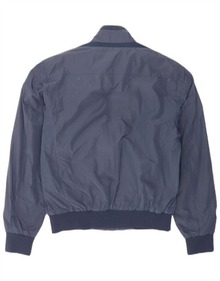 Geox Mens Respira Bomber Jacket UK 40 Grande Poliéster Azul Marinho