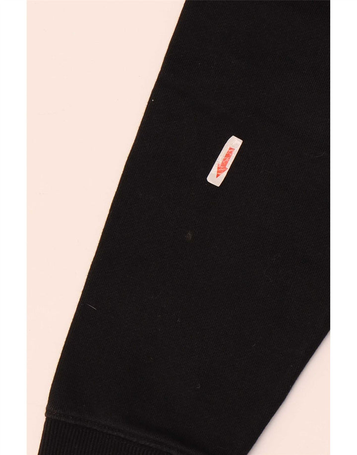 Calvin Klein Jeans moletom gráfico masculino jumper médio preto colorblock