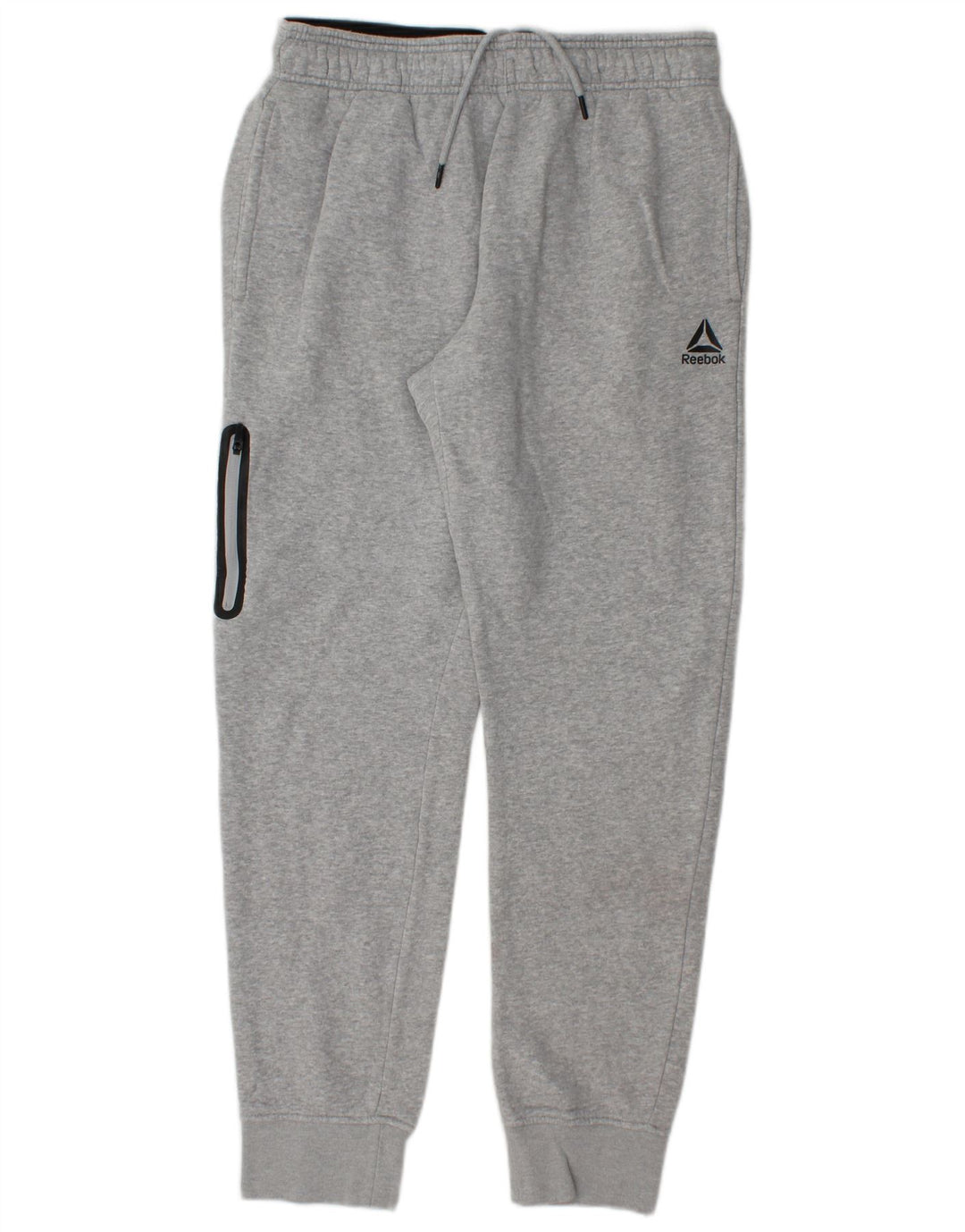 Calça de treino masculina REEBOK Cargo joggers algodão cinza médio