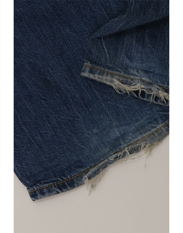 TOMMY HILFIGER Masculino Wilson Straight Jeans W32 L30 Azul Algodão