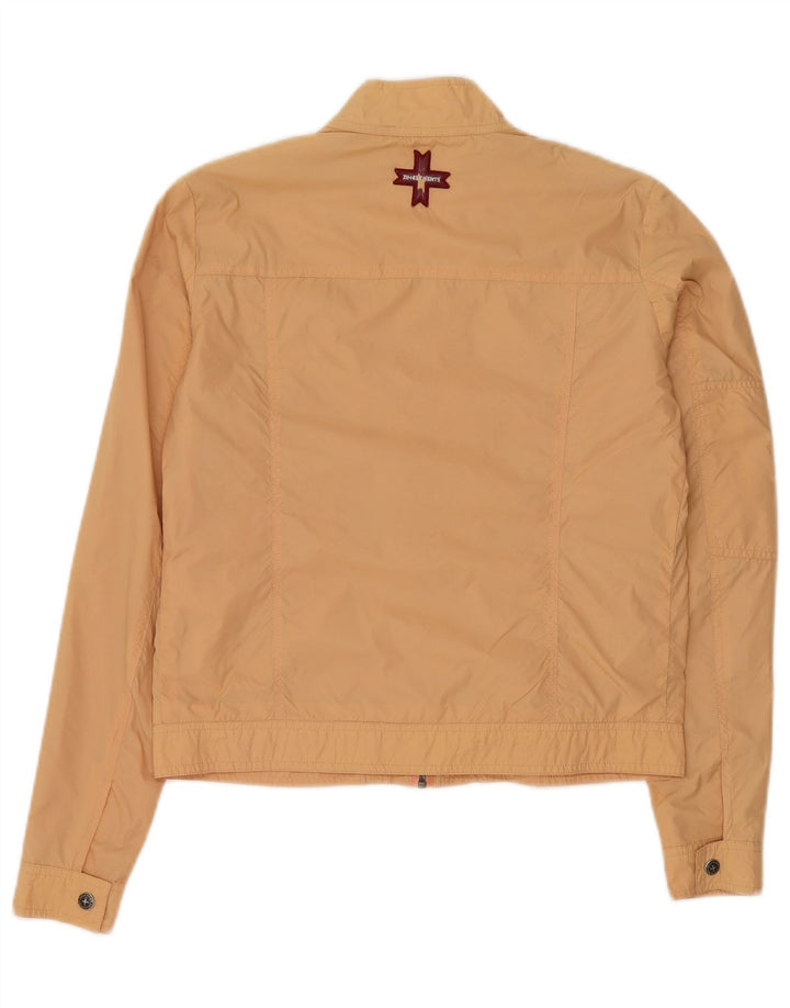 Zu Elements Jaqueta bomber feminina UK 10 pequena poliamida bege