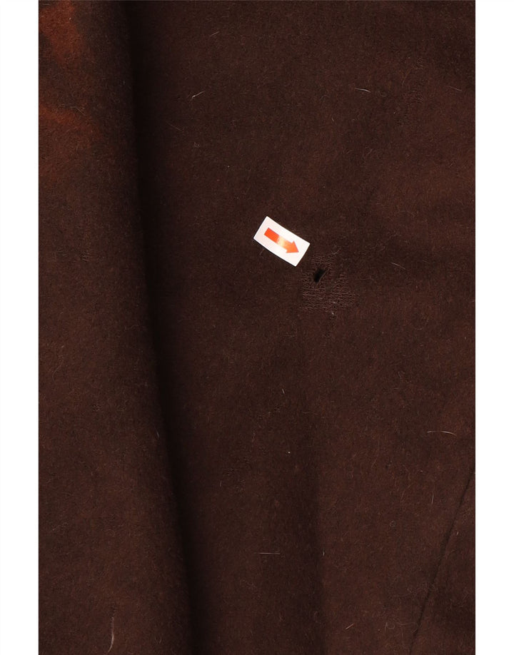 Sobretudo feminino Calvin Klein oversized US 14 XL lã marrom