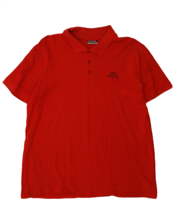 Camisa polo masculina KAPPA XL vermelha
