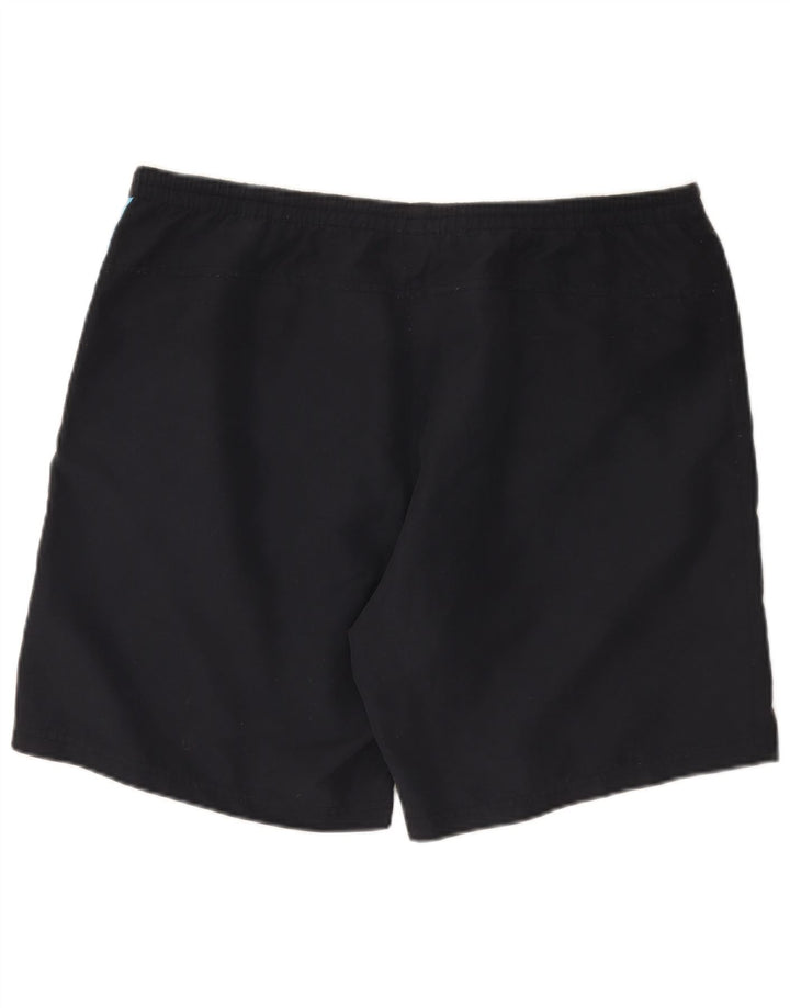 Shorts esportivos femininos Arena UK 20 2XL azul marinho poliéster
