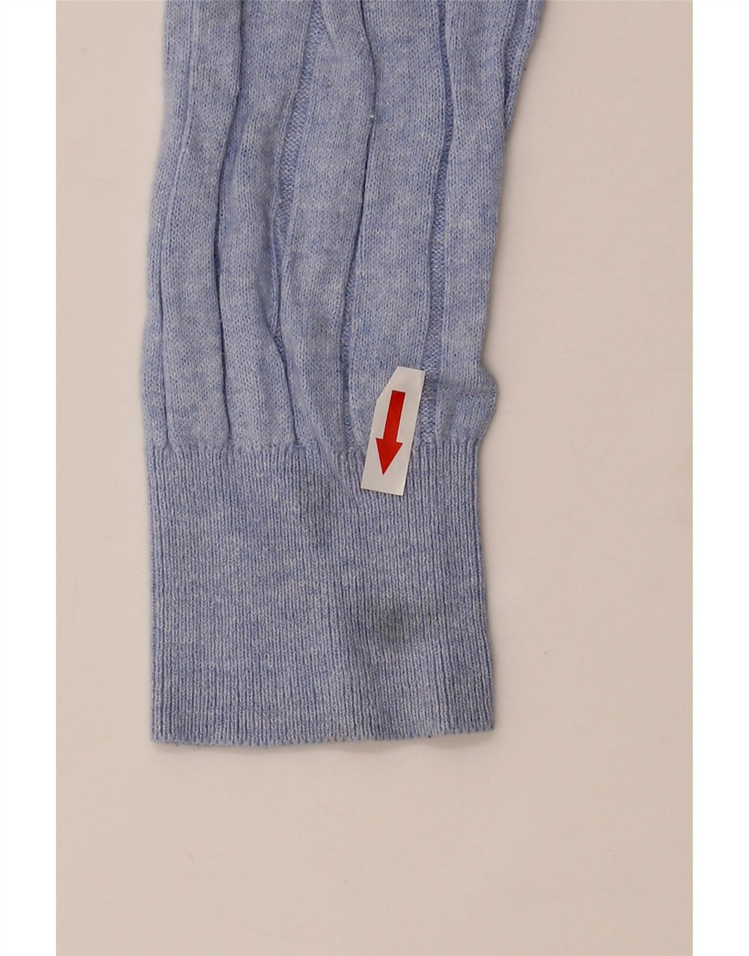 Suéter feminino Marks & Spencer com decote em V Reino Unido 10 pequeno azul