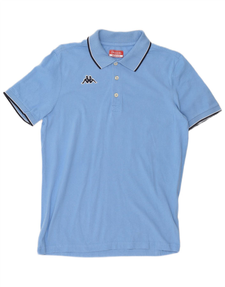 Camisa polo masculina Kappa azul médio