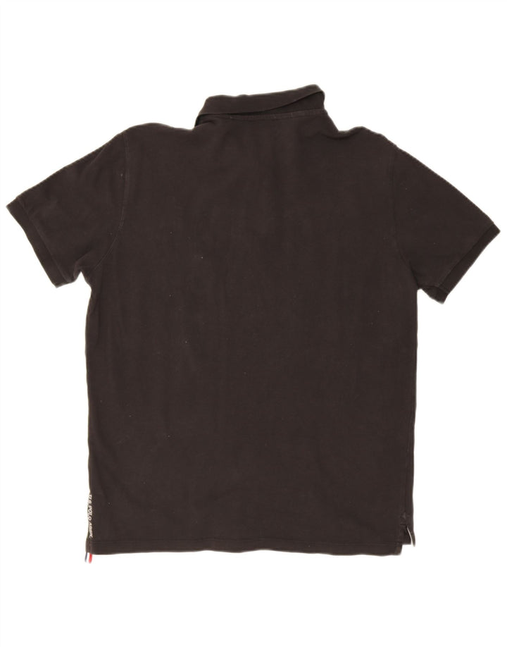 US Polo Assn. Camisa Polo Masculina Grande Preta
