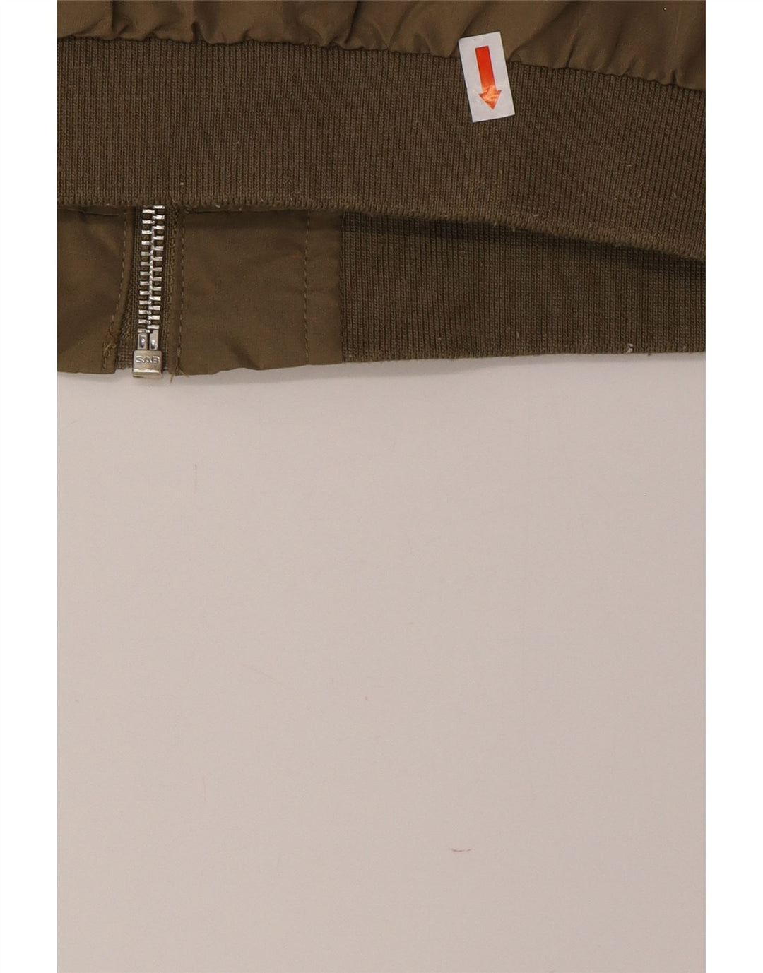 JACK & JONES Mens Bomber Jacket UK 36 Small Khaki Polyester