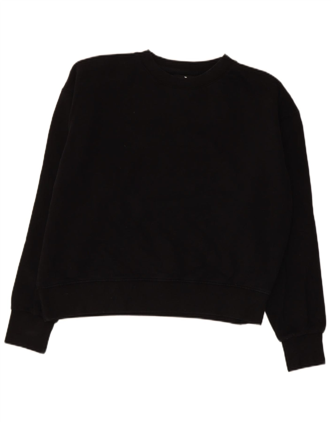 Suéter feminino CONVERSE cropped UK 14 algodão preto médio