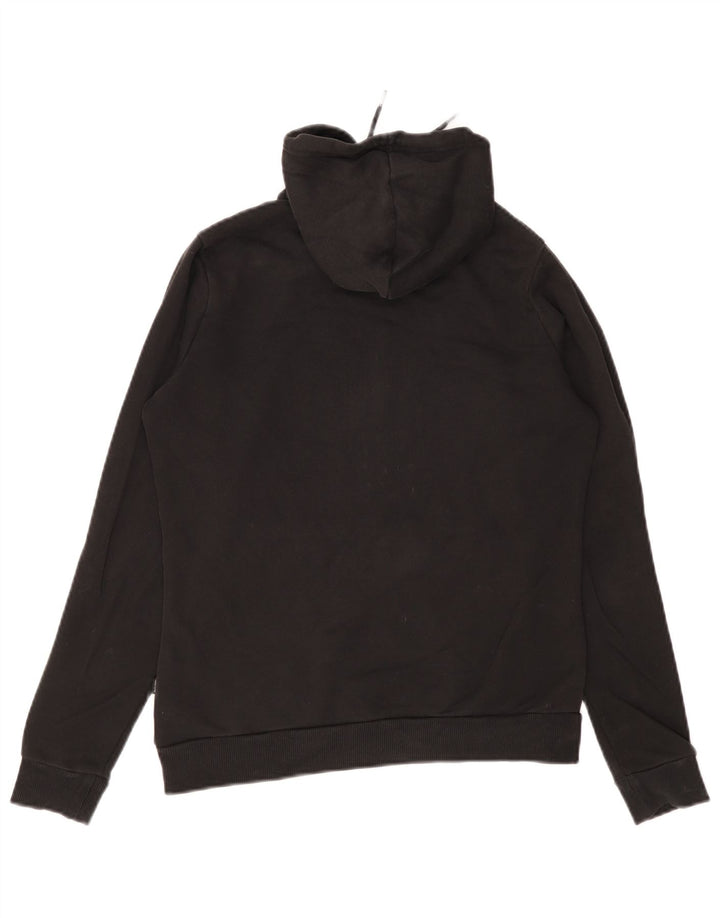 Puma feminino gráfico moletom com capuz Reino Unido 12 médio preto