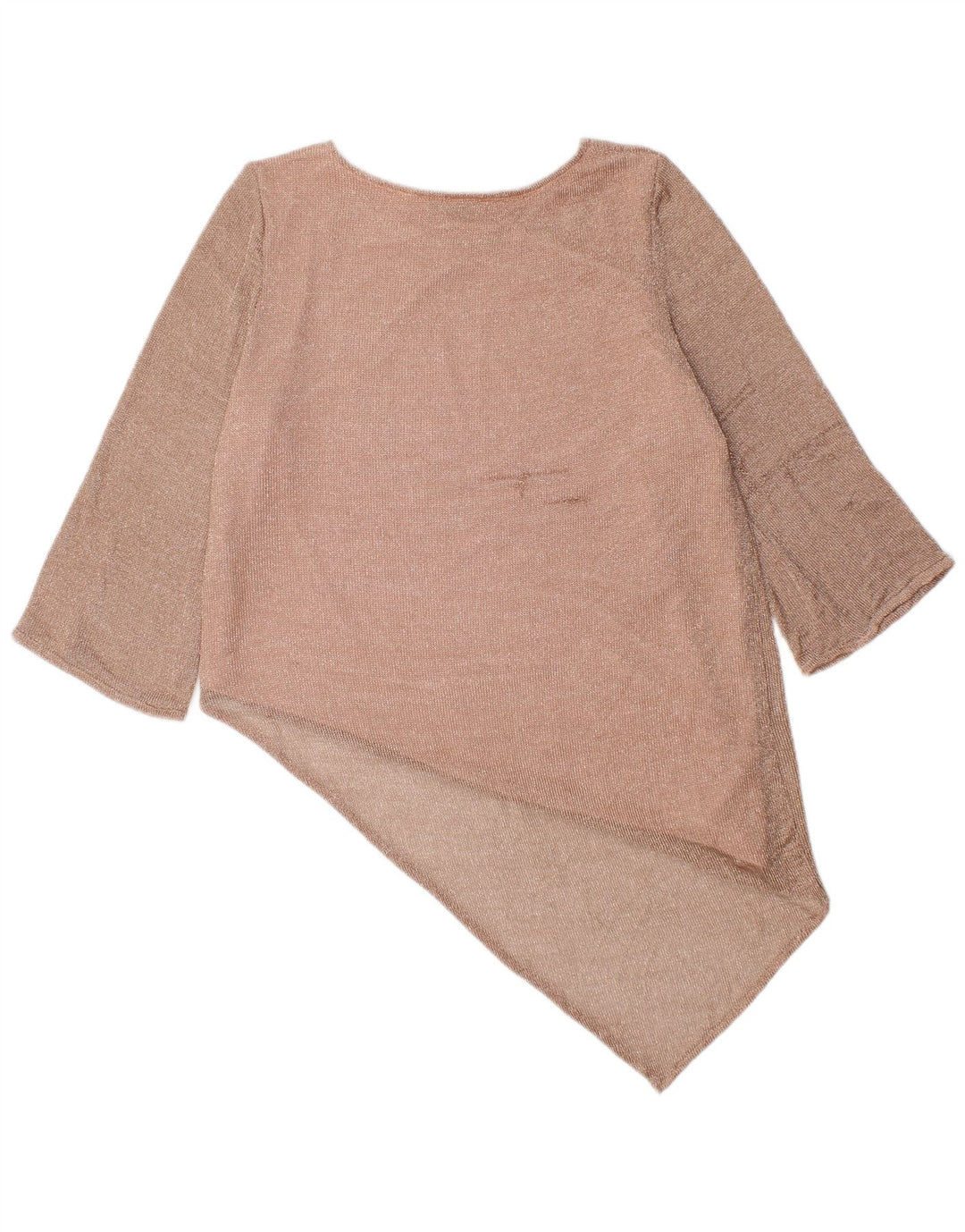 Vestido feminino Marks & Spencer Per Una assimétrico Reino Unido 14 médio rosa manchado
