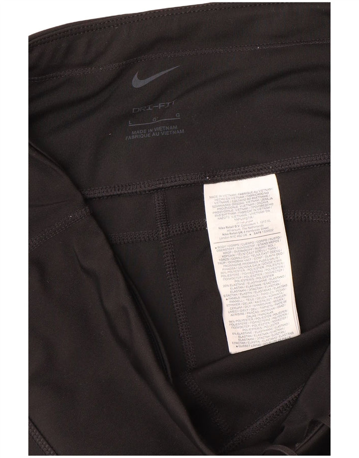 Leggings Nike Feminino UK 14 Grande Poliéster Preto