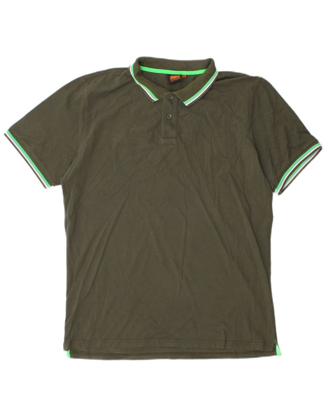 Camisa polo masculina Sundek 2XL algodão verde
