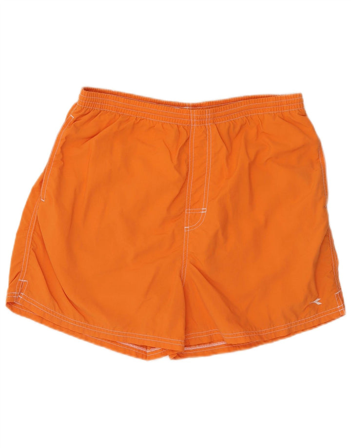 Shorts de natação masculino Diadora grande laranja poliamida