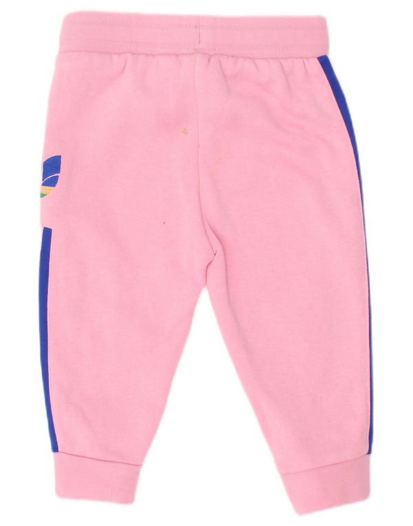 Adidas Baby Girls Graphic Joggers Calça de treino 9-12 meses rosa