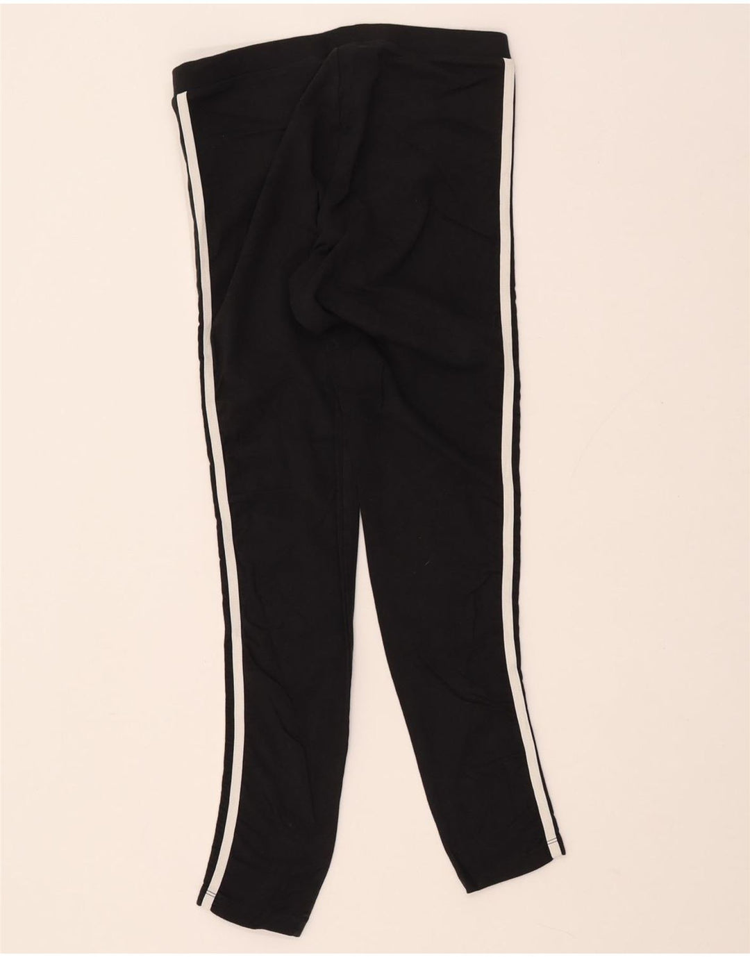 ADIDAS Womens Leggings UK 10 Small Black Cotton