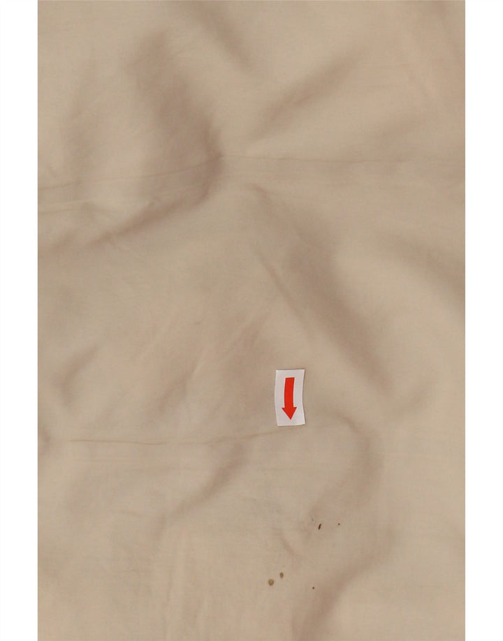 Casaco acolchoado sem mangas com capuz grande ZARA Reino Unido 6 XS bege