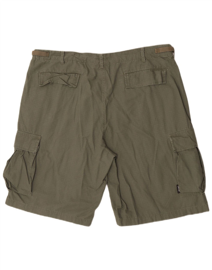 Shorts cargo masculino Mil-Tec 2XL W42 algodão cáqui