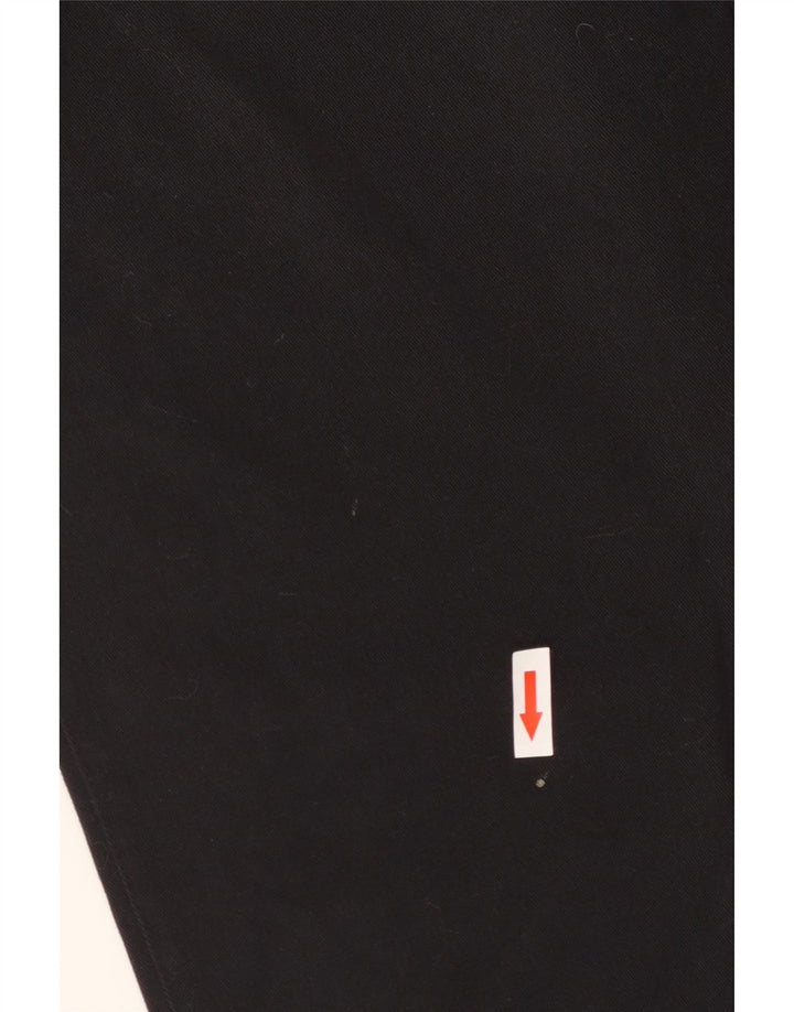 Calça chino feminina L.L.Bean US 8 médio W30 L27 algodão preto