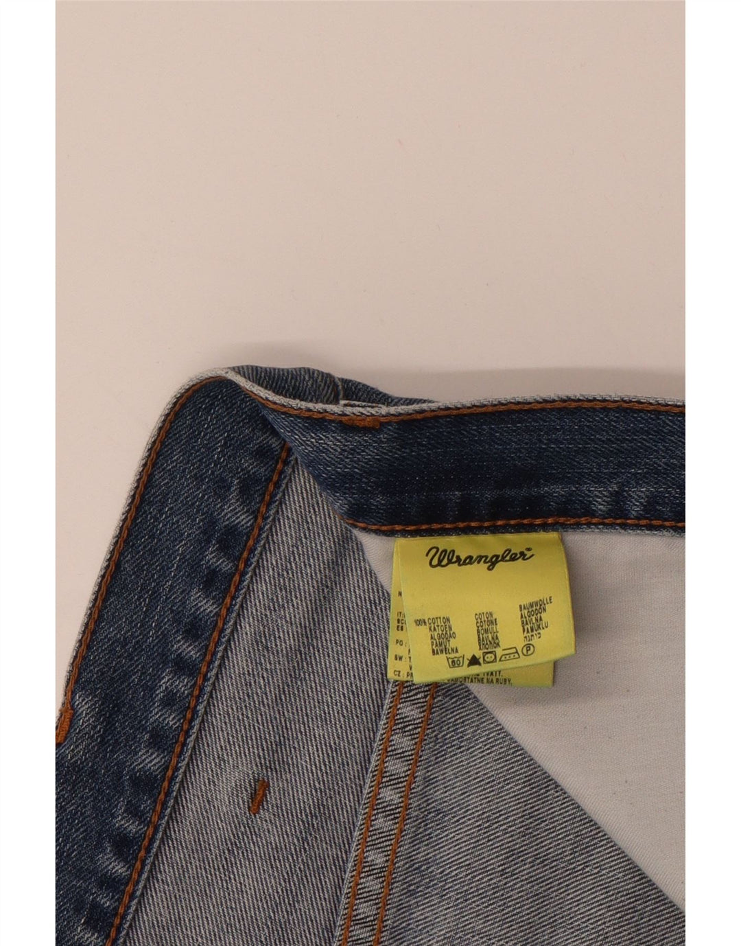 WRANGLER Masculino Ohio Straight Jeans W44 L29 Azul Algodão
