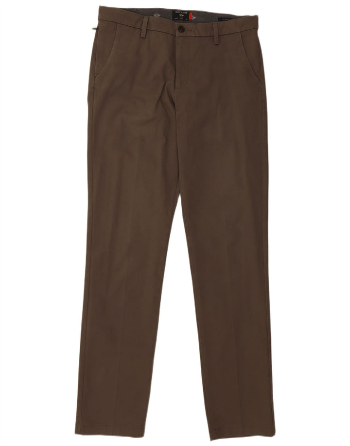 Calça Dockers Mens Slim Chino W33 L36 Algodão Bege