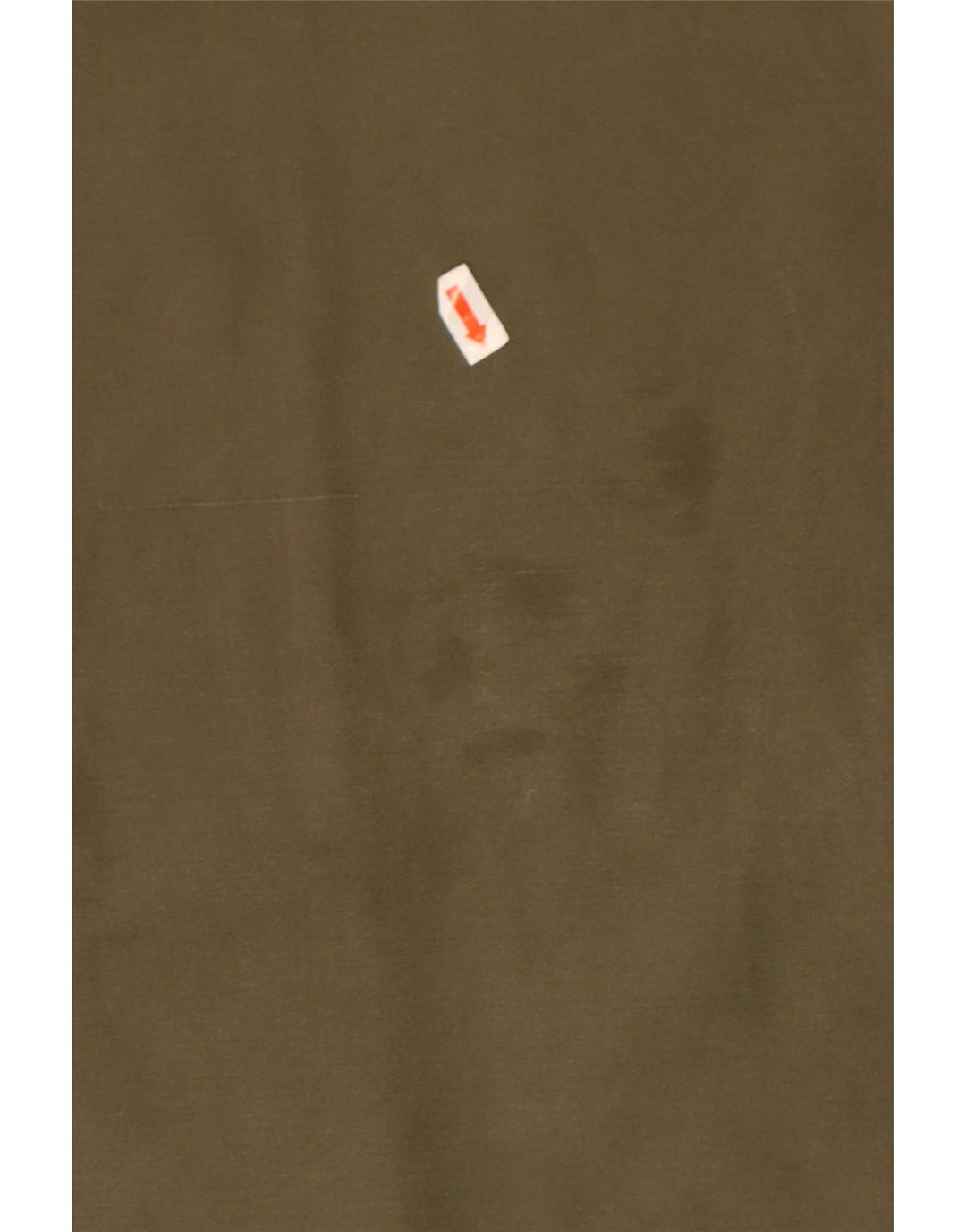 Camisa militar masculina vintage média cáqui