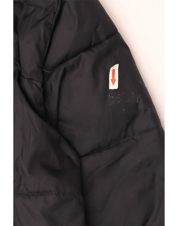 Jaqueta masculina Champion acolchoada com capuz Anorak UK 40 grande poliamida preta