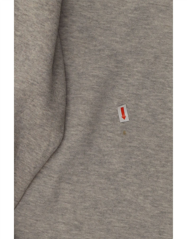 FRENCH CONNECTION Suéter masculino de algodão cinza pequeno