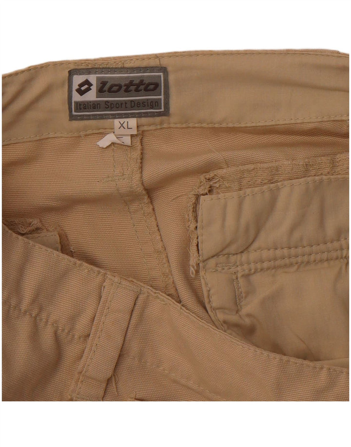 LOTTO Mens Cargo Shorts XL W38 Bege