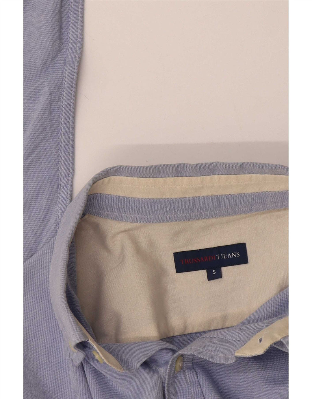 Camisa masculina Trussardi pequena azul
