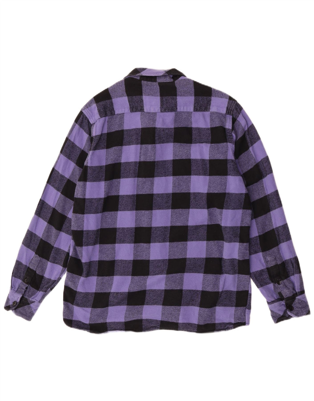 Camisa masculina de flanela Dickies XL roxo xadrez algodão