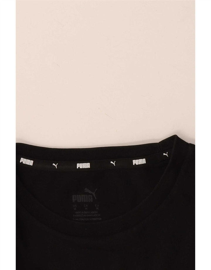 Camiseta Puma Masculina Graphic Top Médio Preto