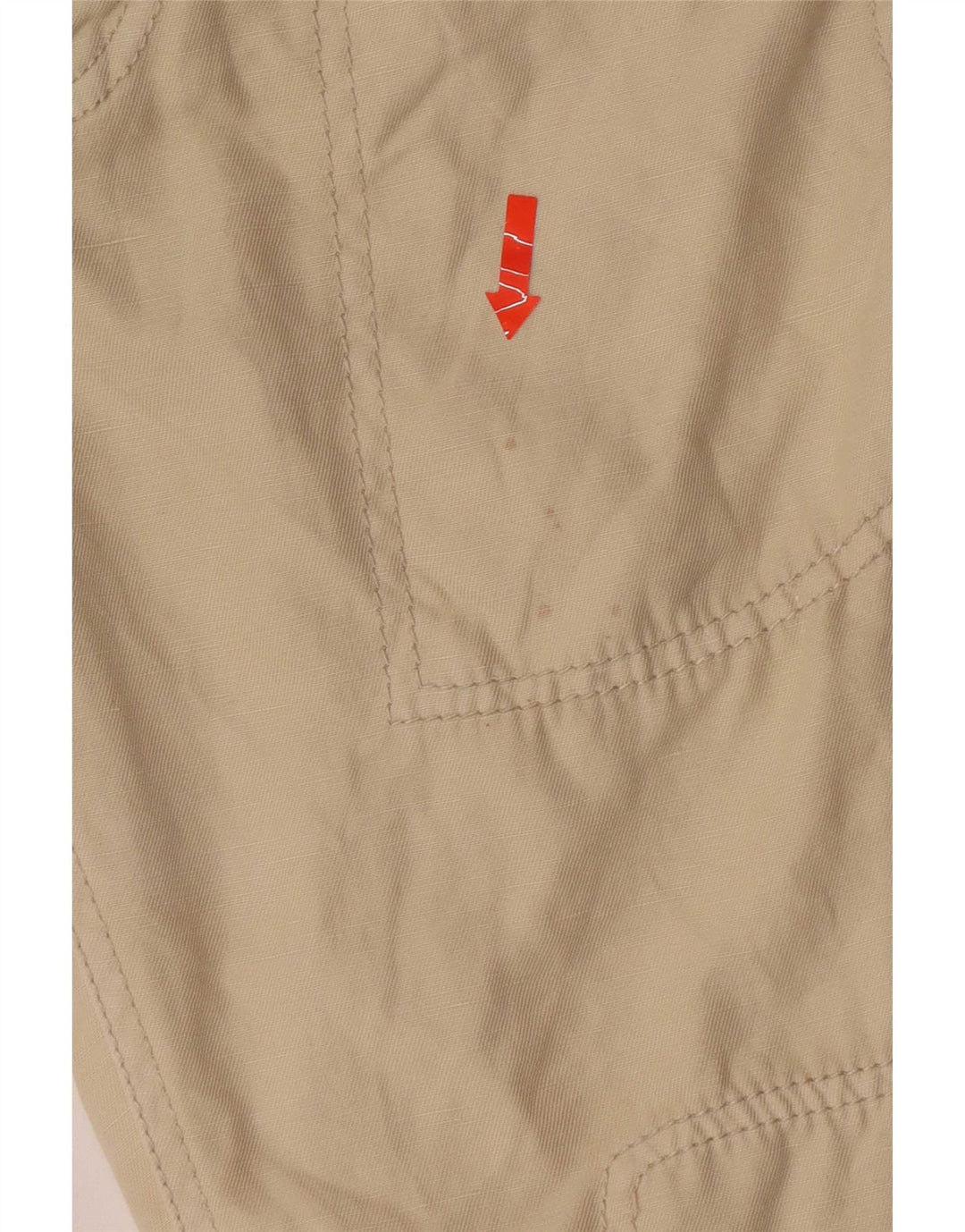 Calça Cargo Capri Feminina Diesel W31 L21 Algodão Bege