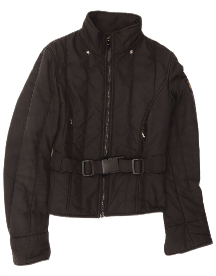 Jaqueta feminina acolchoada REFRIGIWEAR UK 10 pequena poliamida preta