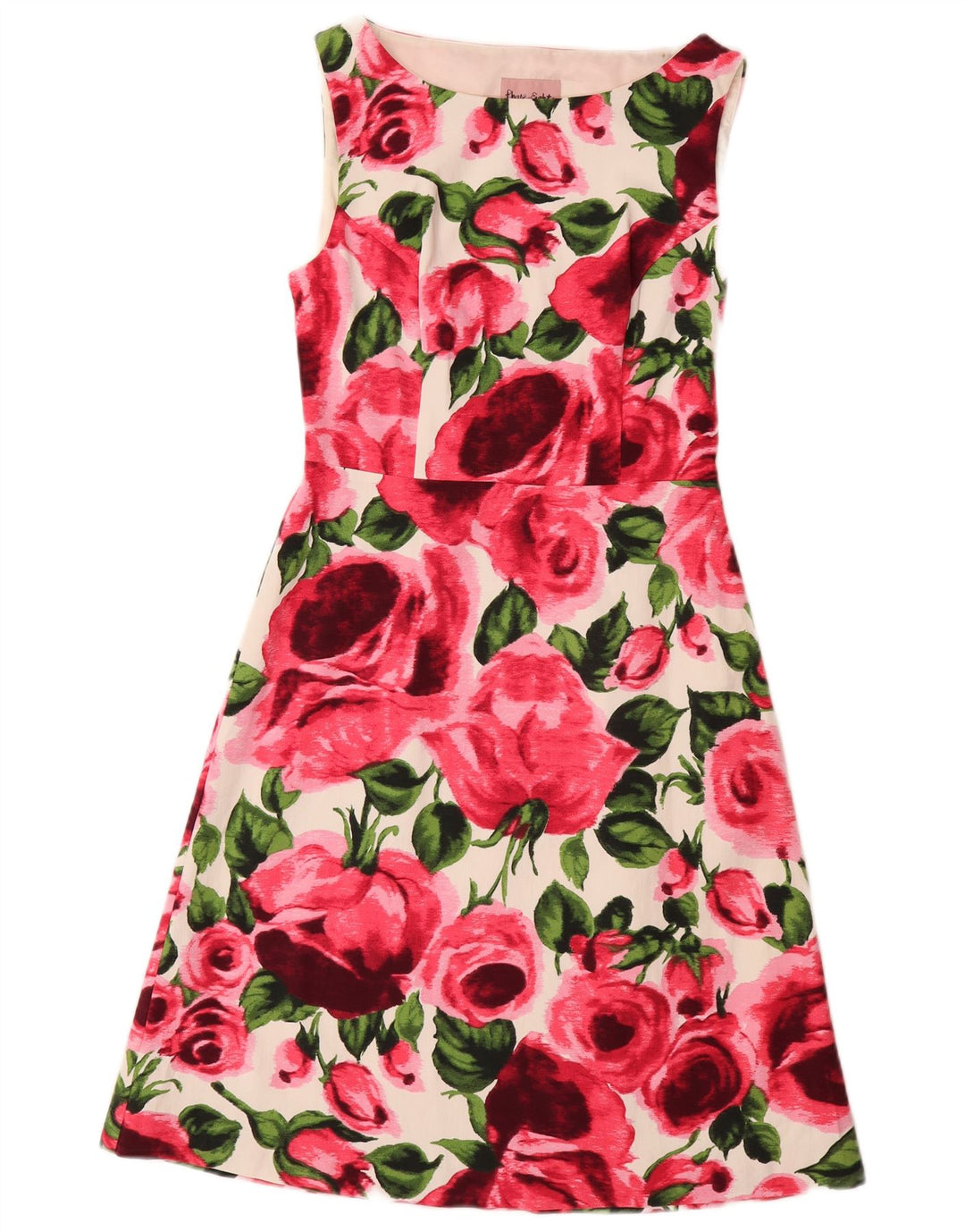 FASE EIGHT Vestido feminino linha A UK 10 pequeno floral multicolorido