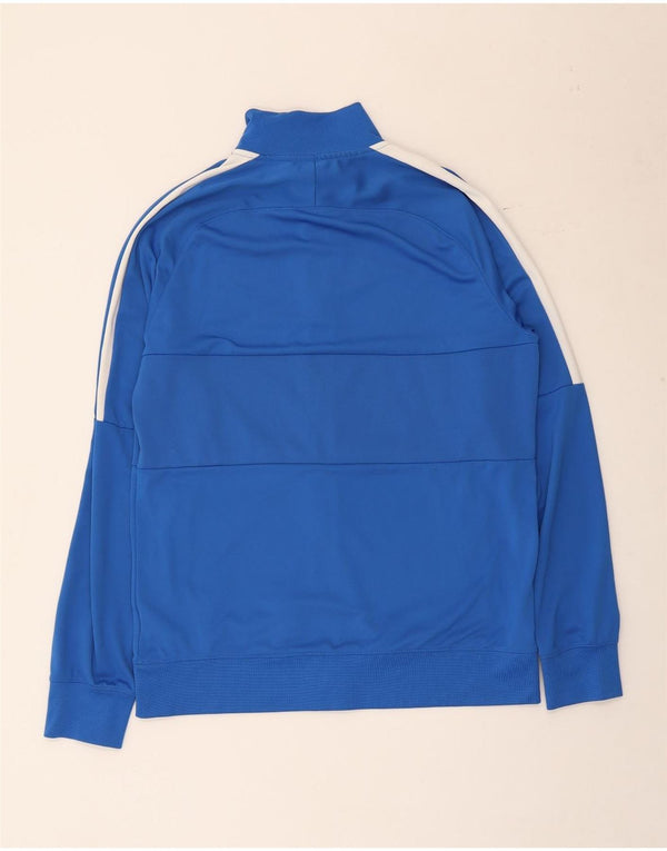 Jaqueta Nike Mens Dri Fit Tracksuit Top Grande Azul Colorblock Poliéster