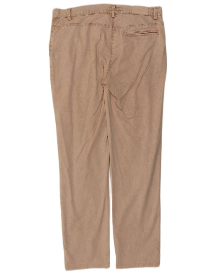 Calça Chino Cônica Feminina TRUSSARDI W32 L28 Algodão Bege