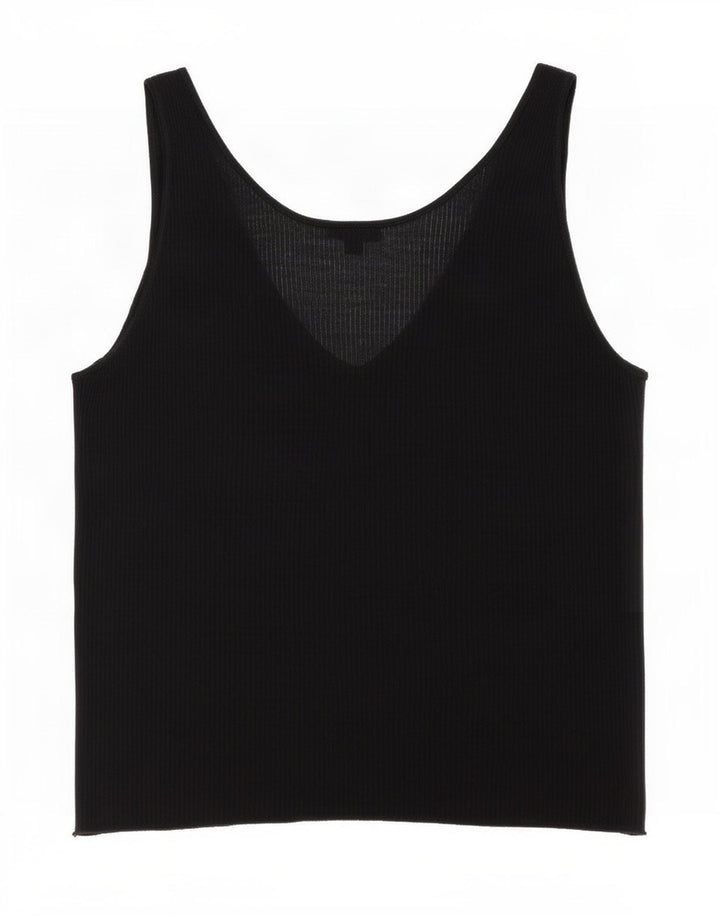 Colete transparente feminino Massimo Dutti UK 18 XL preto