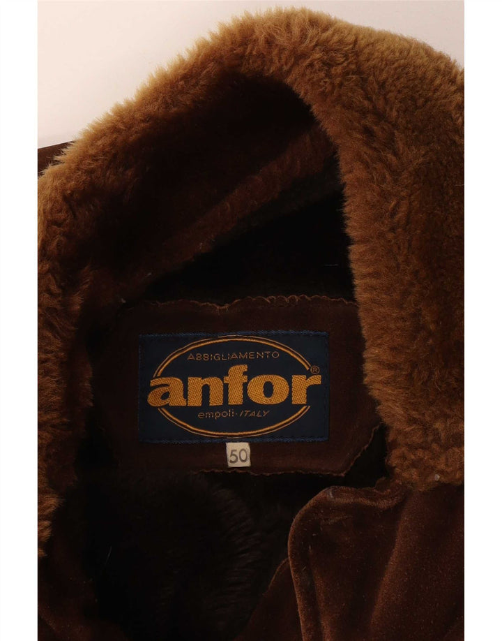 Jaqueta Sherpa Feminina Anfor IT 50 Grande Marrom