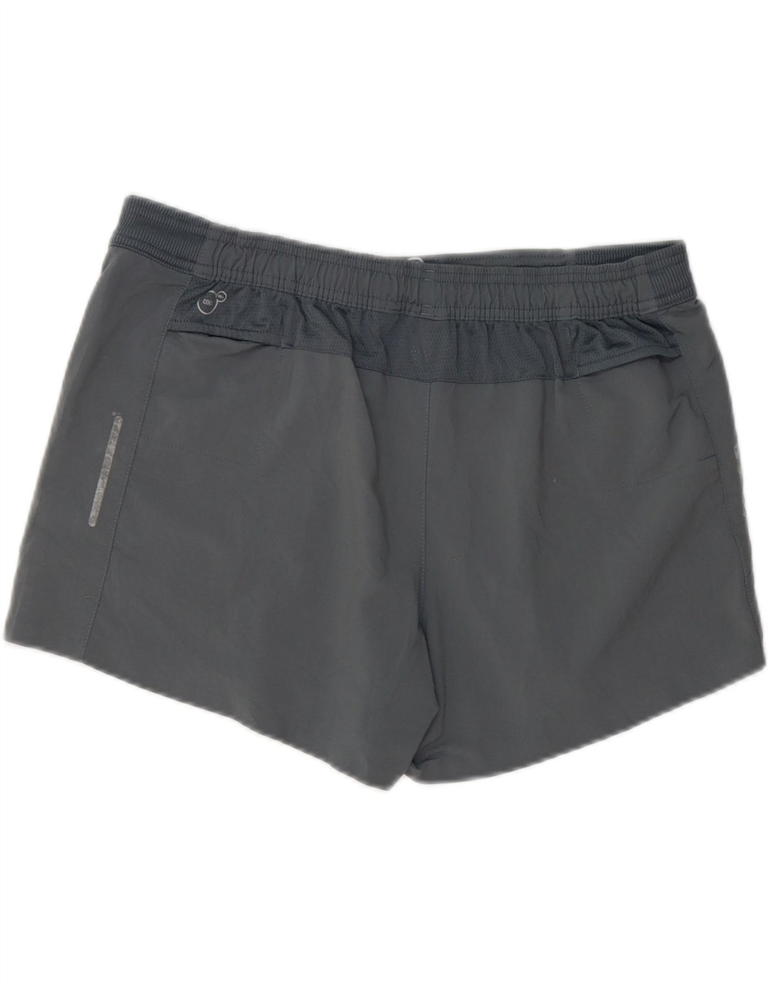 Shorts esportivos femininos Puma UK 14 grande poliéster cinza
