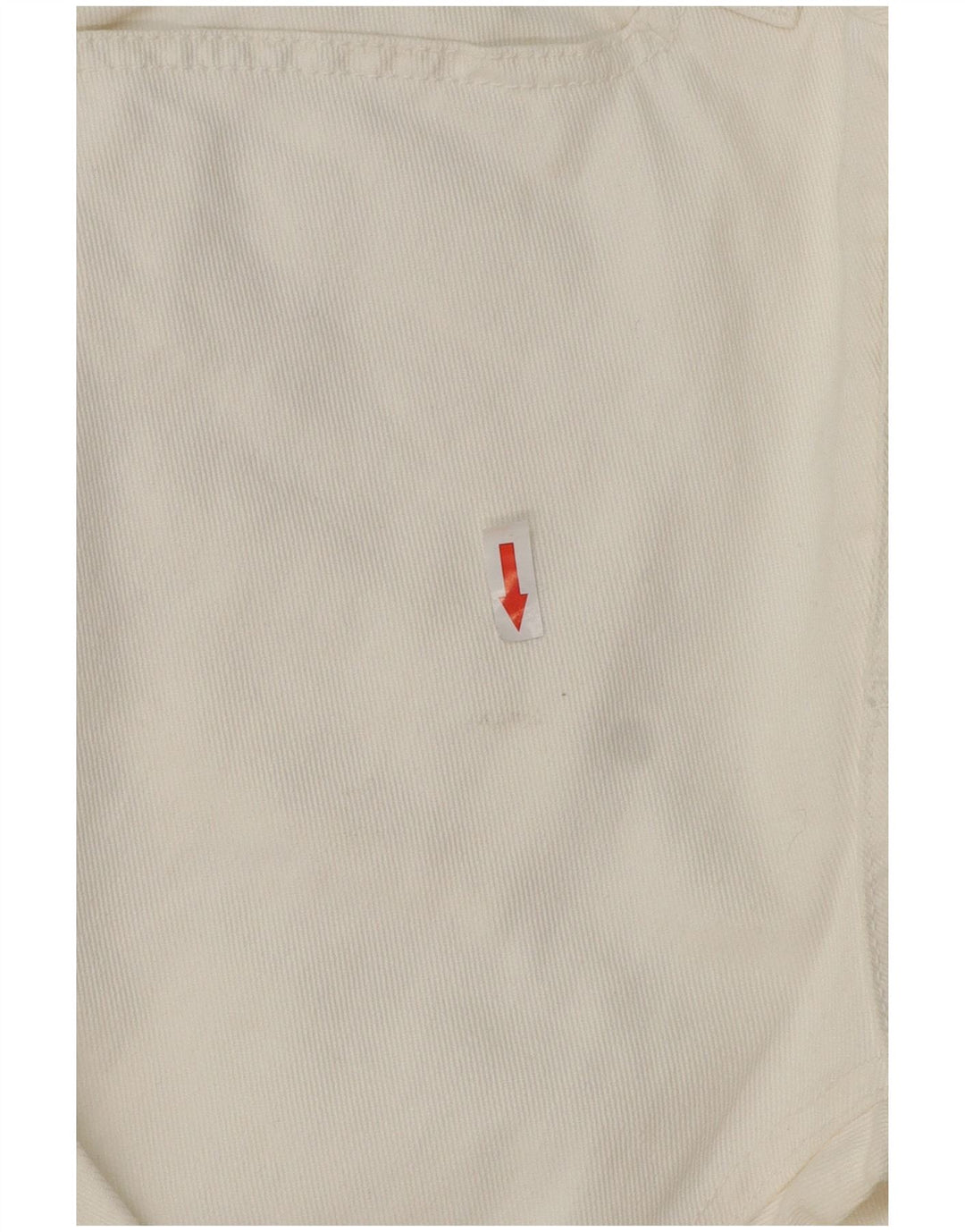 Dondup Mens Stan Dart Straight Jeans W33 L32 Algodão Branco