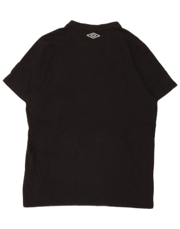 Camiseta gráfica masculina Umbro Top XL algodão preto