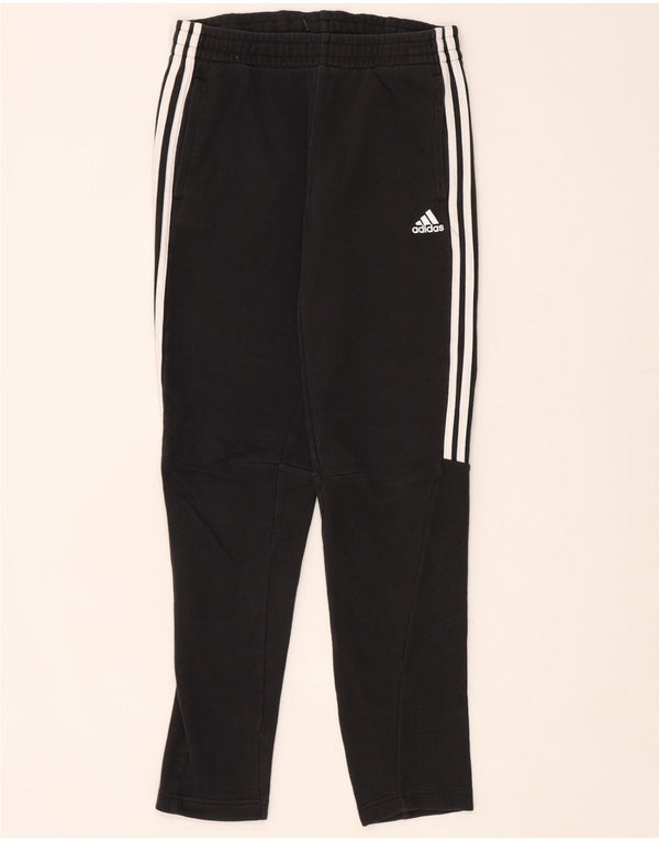 Calças de treino Adidas meninos 13-14 anos algodão preto