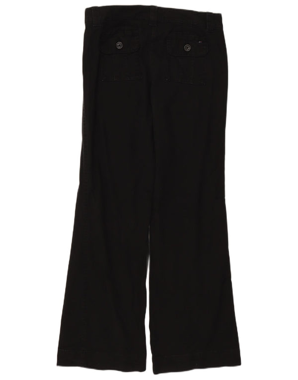 Tommy Hilfiger Calça feminina Bootcut Chino US 8 Médio W30 L32 Preto