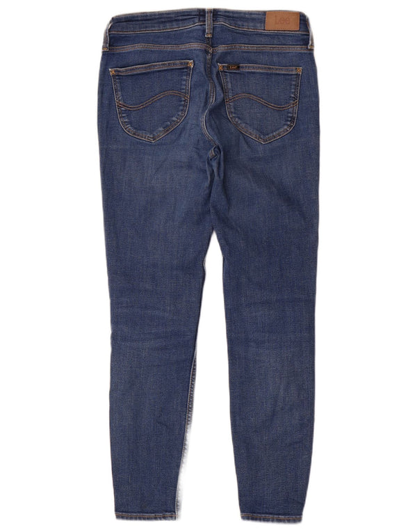 Lee Womens Scarlett Skinny Jeans W27 L29 Azul Algodão